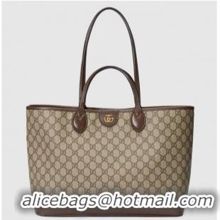 Top Quality Gucci OPHIDIA MEDIUM TOTE BAG 739730 Brown