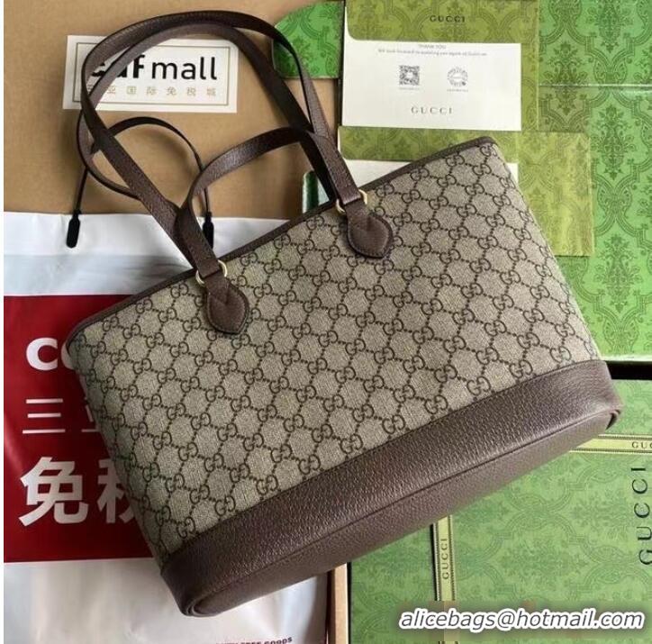 Top Quality Gucci OPHIDIA MEDIUM TOTE BAG 739730 Brown