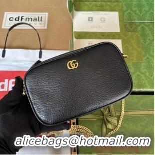 Most Popular Gucci GG MARMONT MINI SHOULDER BAG 772759 Black