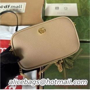 Famous Brand Gucci GG MARMONT MINI SHOULDER BAG 772759 Beige