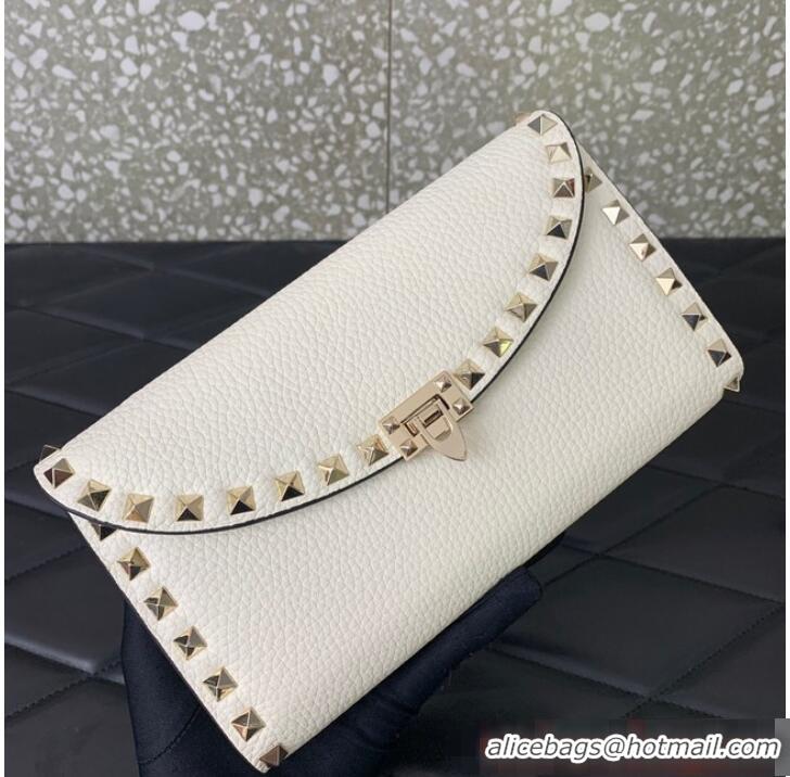 Top Grade VALENTINO GARAVANI Loco Calf leather bag 0059 White