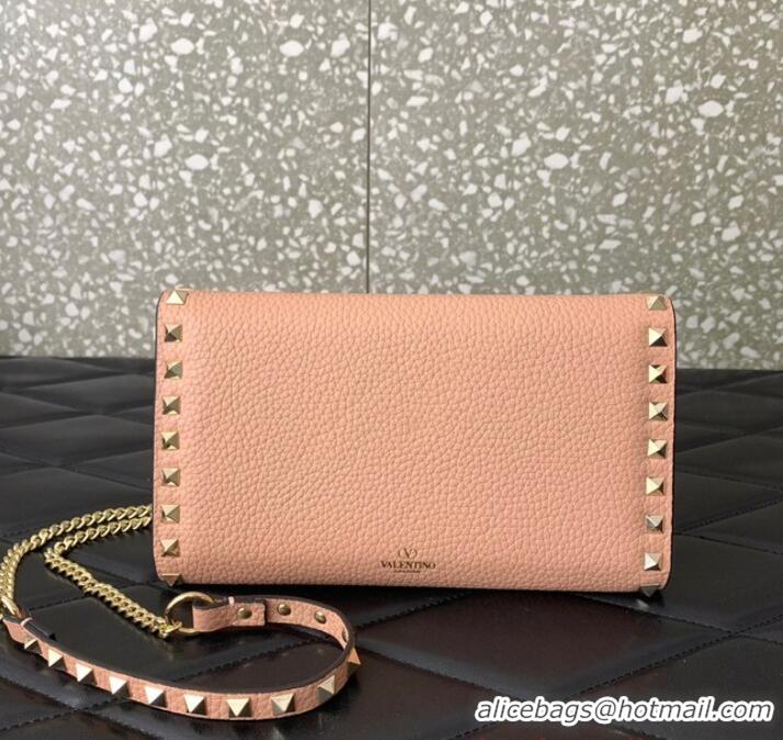 Top Grade VALENTINO GARAVANI Loco Calf leather bag 0059 Pink