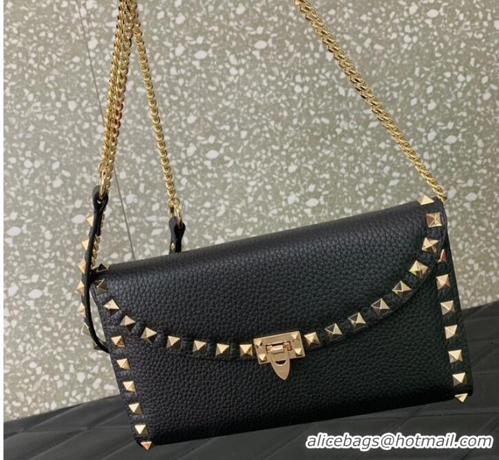 Most Popular VALENTINO GARAVANI Loco Calf leather bag 0059 Black