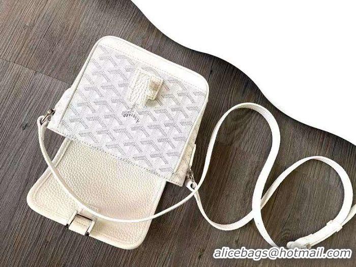 Reasonable Price Goyard Mini Messenger Bag G8816 White