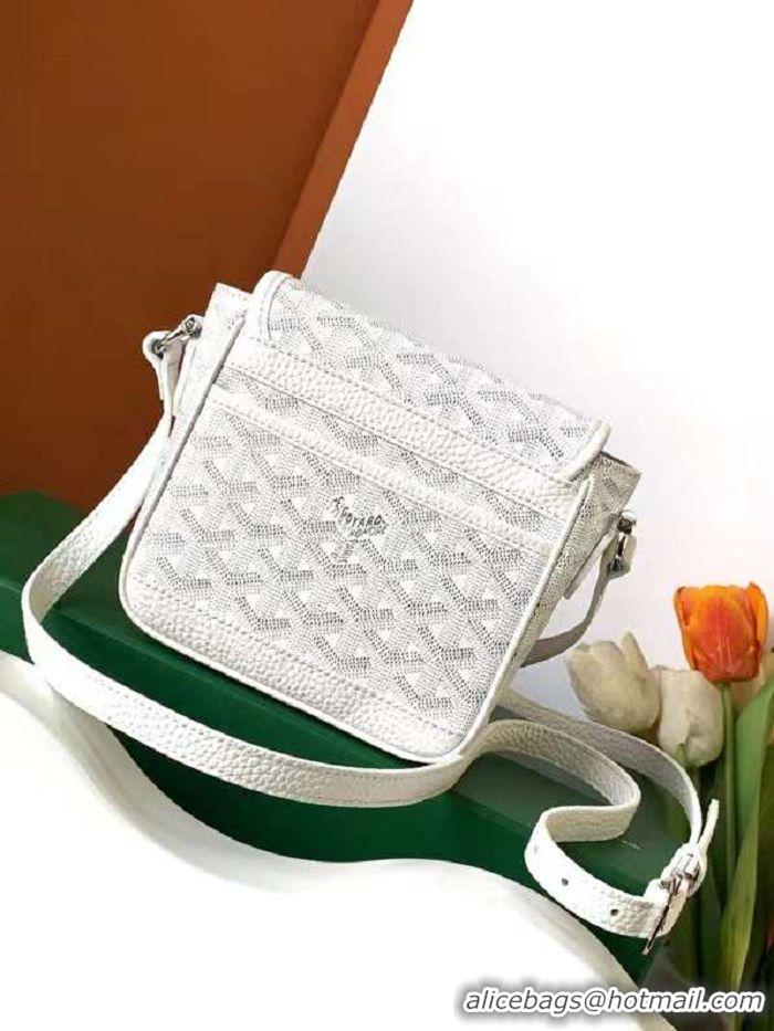 Reasonable Price Goyard Mini Messenger Bag G8816 White