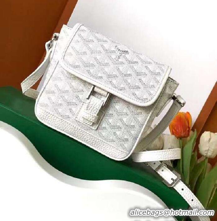 Reasonable Price Goyard Mini Messenger Bag G8816 White