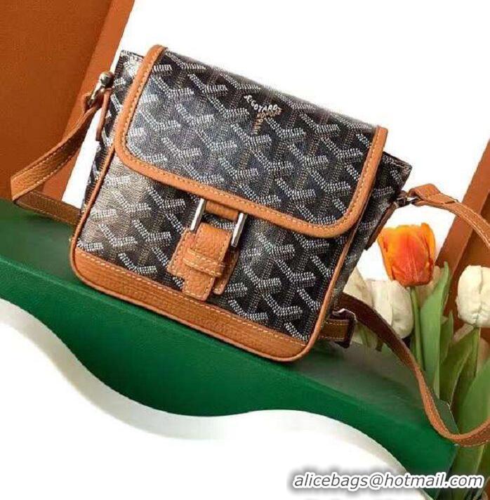 Super Quality Goyard Mini Messenger Bag G8816 Black And Tan