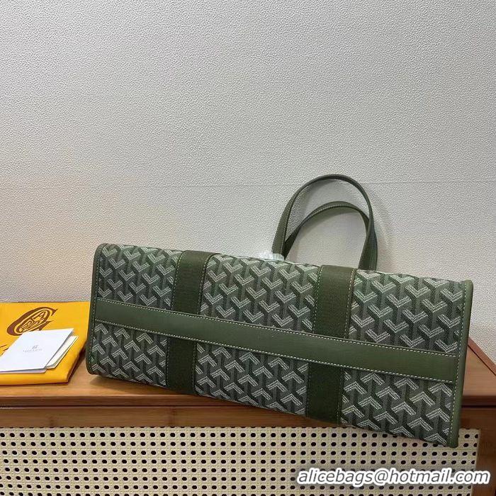 New Design Maison Goyard Villette Jacquard Tote Bag GM G8113 Dark Green 2024