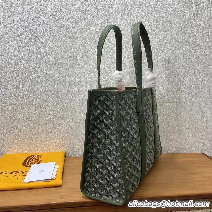 Famous Brand Maison Goyard Villette Jacquard Tote Bag PM G8113 Dark Green 2024