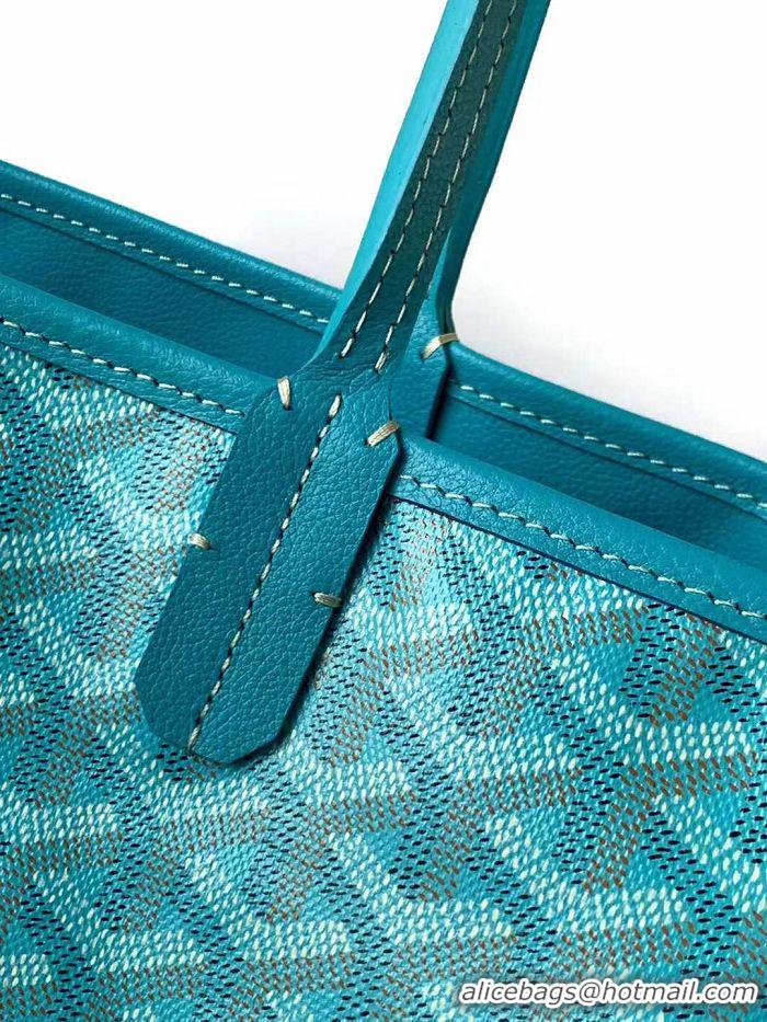 New Fashion Maison Goyard Anjou Reversible Bag Embroidered Hippocampus Japonicus GM 2399 Tiffany Blue 2024