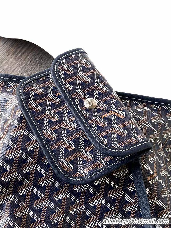 Promotional Goyard Original Anjou Reversible Bag With Heart Mini 2399 Navy Blue