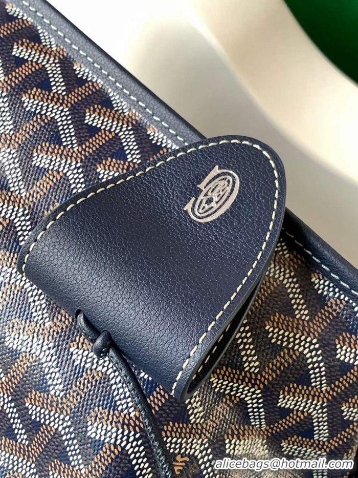 Promotional Goyard Original Anjou Reversible Bag With Heart Mini 2399 Navy Blue