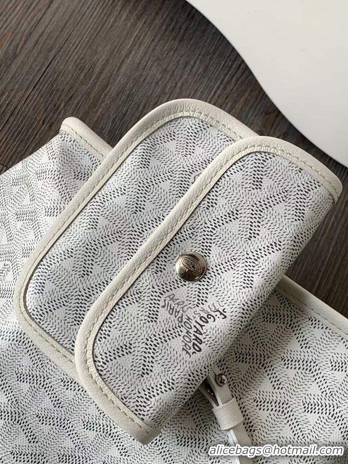 Top Grade Goyard Original Anjou Reversible Bag With Heart Mini 2399 White