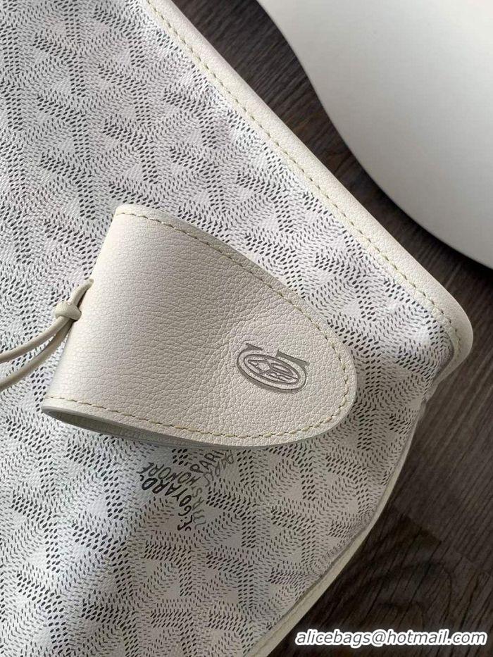 Top Grade Goyard Original Anjou Reversible Bag With Heart Mini 2399 White