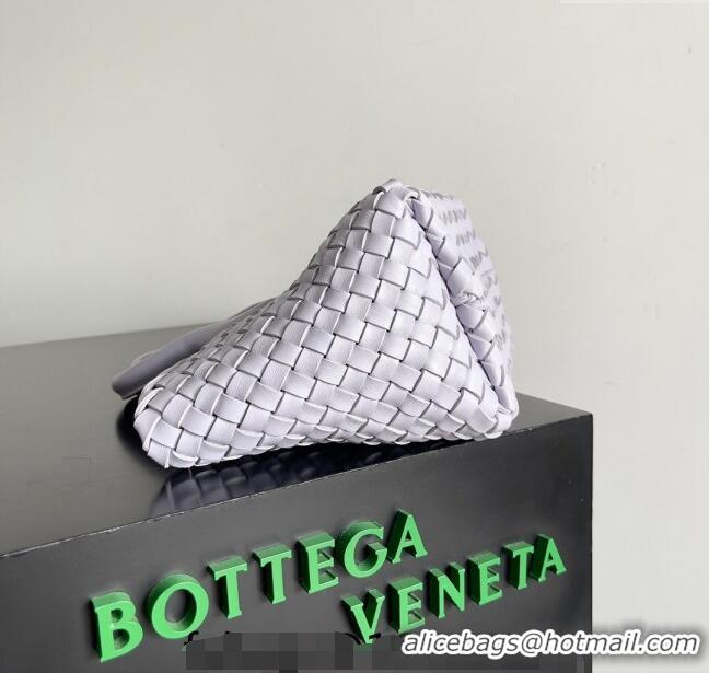 Best Product Bottega Veneta Mini Cabat Tote Bag in Intreccio Leather 709464 Oyster Purple 2023