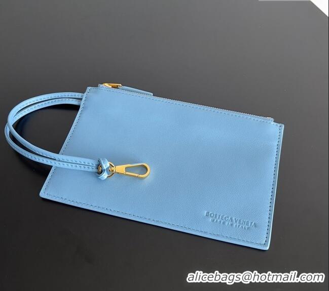 ​Top Quality Bottega Veneta Mini Cabat Tote Bag in Intreccio Leather 709464 Windswept Blue 2023