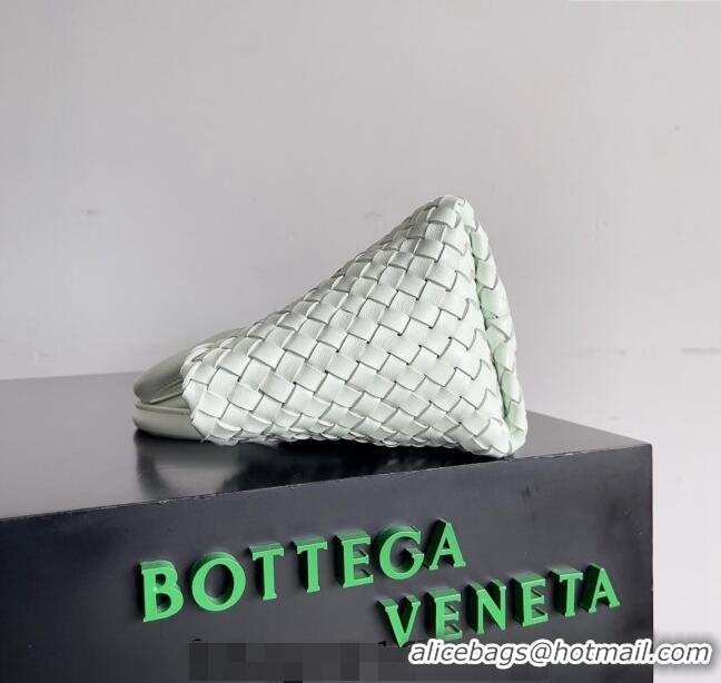 Well Crafted Bottega Veneta Mini Cabat Tote Bag in Intreccio Leather 709464 Glacier Green 2023