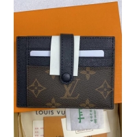 Shop Promotional Louis Vuitton Monogram Canvas Card Holder Wallet 0406 Black 2023