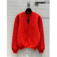 Top Quality Louis Vuitton Wool Cardigan LV111039 Red 2023