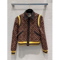 Promotional Louis Vuitton Monogram Reversible Jacket LV112324 Brown 2023