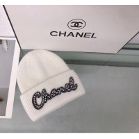 Grade Design Chanel Knit Hat 91578 White