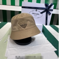 Buy Inexpensive Prada Nylon Bucket Hat PR08241 Beige 2023