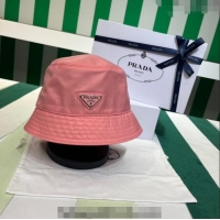 Luxury Discount Prada Nylon Bucket Hat PR08241 Pink 2023