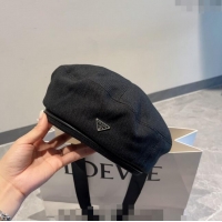 Trendy Design Prada Beret Hat PR09052 Black 2023