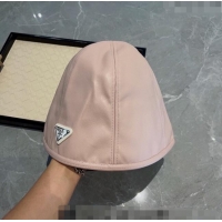 Fashion Cheapest Prada PU Bucket Hat PR120604 Light Pink 2023