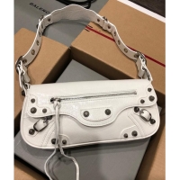 Best Price Balenciaga WOMENS LE CAGOLE SHOULDER BAG 6688 White