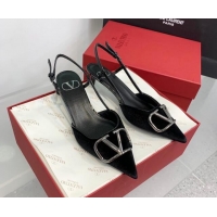 Best Grade Valentino Classic Velvet Slingback Pumps 3.5cm 214141