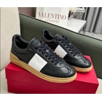 Hot Style Valentino Upvillage Sneakers in Nappa Calfskin Black/Apricot 1218078