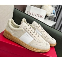 Most Popular Valentino Upvillage Sneakers in Suede Light Grey 1218085