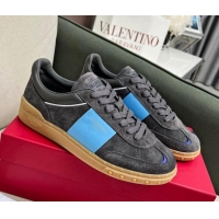 Pretty Style Valentino Upvillage Sneakers in Suede Black 1218086