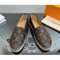 Lowest Price Louis Vuitton Starboard Flat Espadrilles in Brown Monogram Canvas 204068