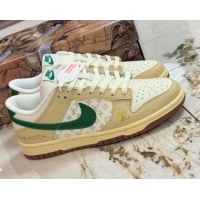 Best Price Nike SB Dunk Low Retro x Louis Vuitton LV Sneakers in Leather Monogram/Beige 105041