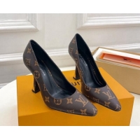 Hot Style Louis Vuitton Sparkle Pumps 9.5cm in Monogram Canvas 0105145