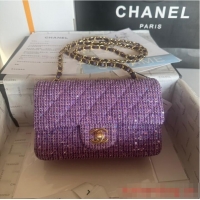 Best Price Chanel CLASSIC HANDBAG A01116 Purple