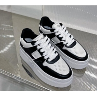 Purchase Celine CT-04 Trainer Platform Lace-up Sneakers 5.5cm in Calfskin White/Black 0103114