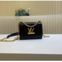 Best Price Louis Vuitton Epi Leather Twist PM M21119 Black Gold-Tone