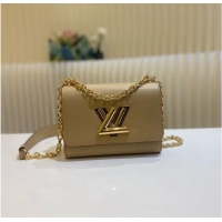 Hot Sell Cheap Louis Vuitton Epi Leather Twist PM M21119 Apricot