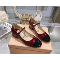 Perfect Miu Miu Patent Leather Pumps Mary Janes Red 108075