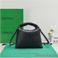 Top Design Bottega Veneta Mini Hop 777586 Black