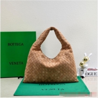 Well Crafted Bottega Veneta Small Hop Hop intrecciato suede top handle bag 763966 Acorn