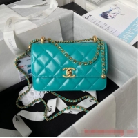 Popular Style Chanel SMALL FLAP BAG AS2289 Green