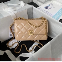 Top Quality Chanel SMALL FLAP BAG AS2289 Apricot