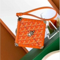 Top Design Goyard Dé Trunk Clutch Bag 8215 Orange