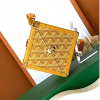 Good Taste Goyard Dé Trunk Clutch Bag 8215 Yellow