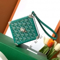 Luxurious Grade Goyard Dé Trunk Clutch Bag 8215 Green