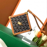 Best Product Goyard Dé Trunk Clutch Bag 8215 Black And Tan